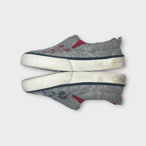 Gap x Disney Mickey Mouse Gray Slip On Shoes - Picture 3 of 5